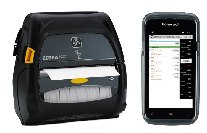 terminale zebra honeywell